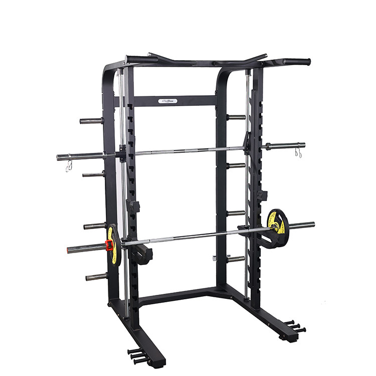 Optional Selectable Frame Color Power Rack for Unisex Weightlifting Half Squat System