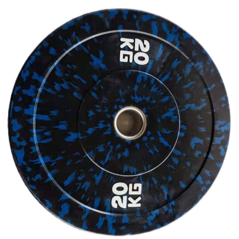 15lb 30lb 45lb Gym Rubber Weights Plates Set for Customized Logo Free Weight Training