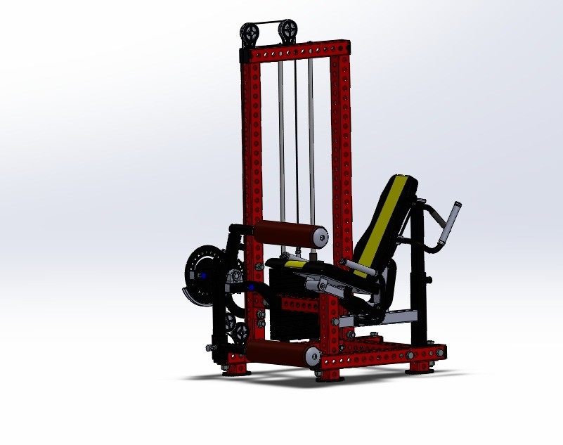 Seated leg curl/ prone leg curl/leg extension Medium Loader for Steel Fitness Equipment