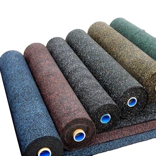 3mm/4mm/5mm/6mm/7mm/8mm/9mm/10mm Anti Slip Rubber Floor Mat Roll for Fitness Center Ect