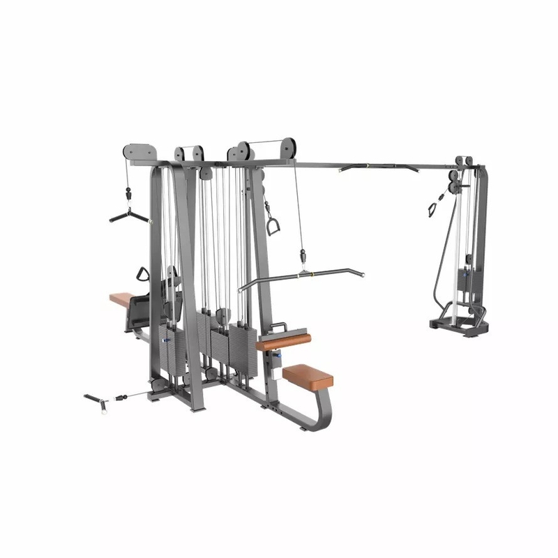 Multi Station Gym Equipment for Shoulder Chest Leg Curl Press Pec Fly Lat Pulldown