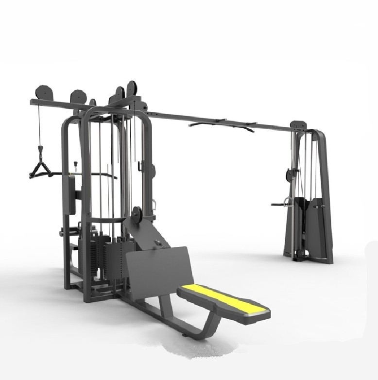 4 Station Multi Gym Equipment for Strength Training and Multi Functional Workouts
