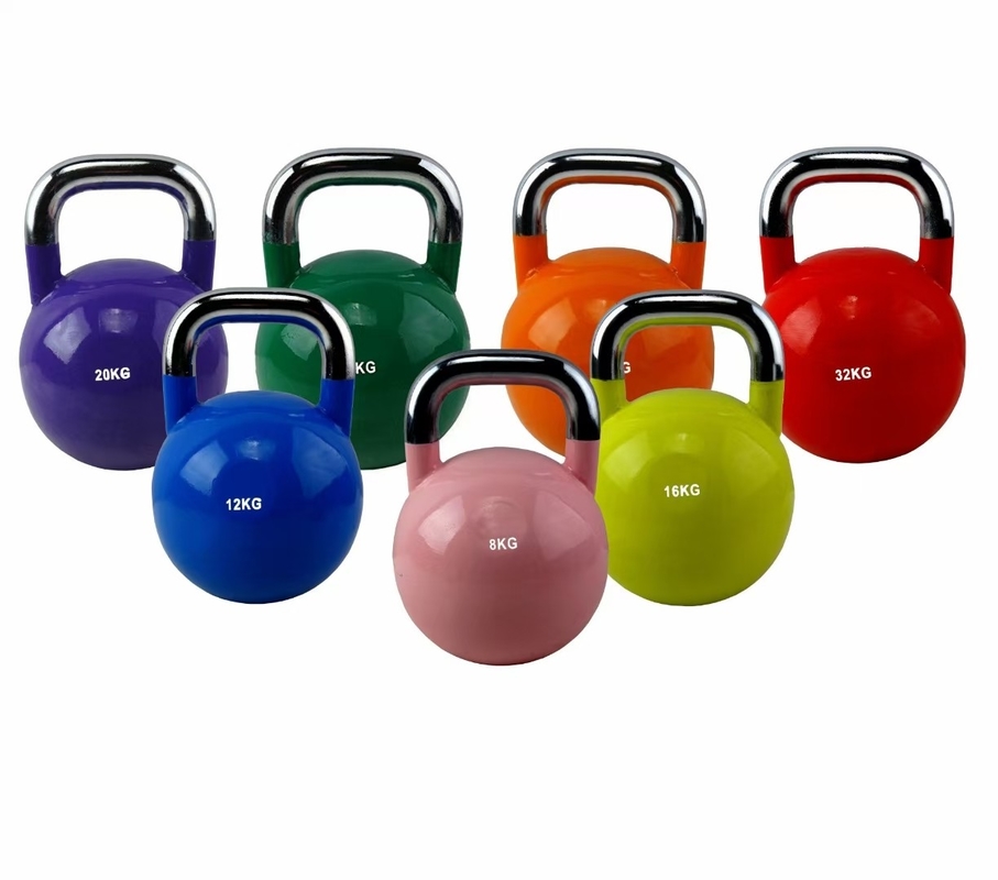 Colorful Powder Coated Cast Iron Kettlebell A Must-Have for Unisex Fitness Enthusiasts