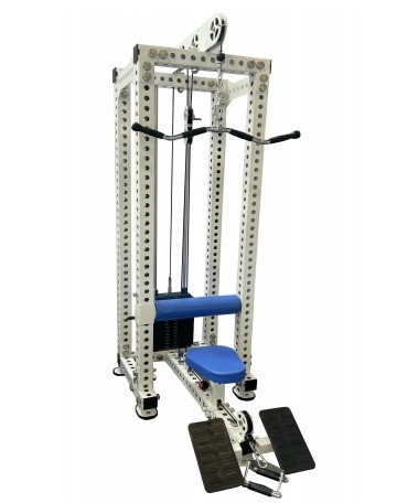 Fitness Center 2 in 1 Lat Pull Down Low Row Tube Thickness 3.0mm Commercial Equipment