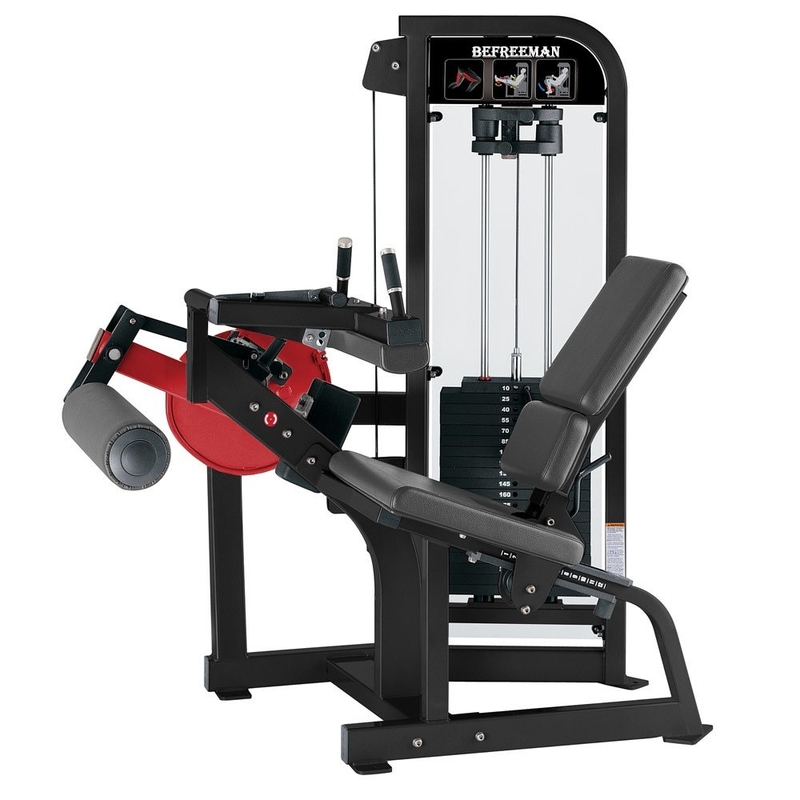 Steel Strength Training 2 in 1 Dual Function Adjustable Seated Leg Curl for Gym Equipment
