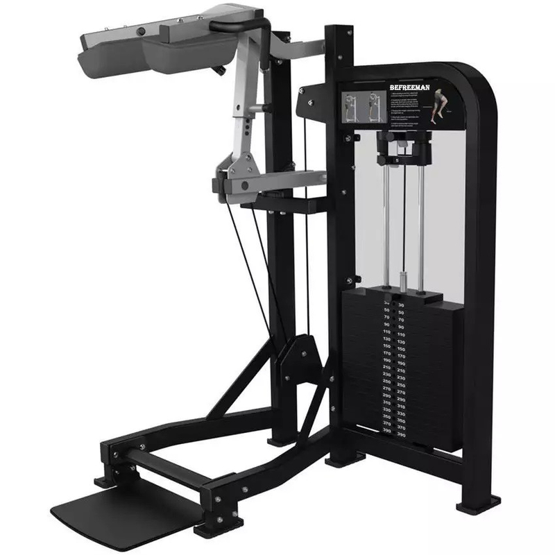 Standing Calf Raise Machine for Strength Training 1180*1010*1780 PU Leather Cushion